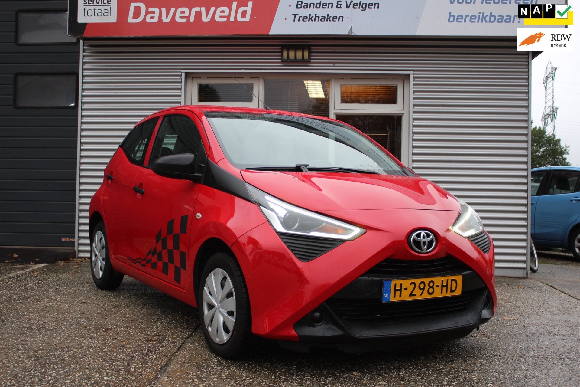 Toyota Aygo 1.0 VVT-i x-fun 5-deurs netjes, zuinig, airco, c, Voorwielaandrijving, Dealer onderhouden, Gebruikt, Euro 6