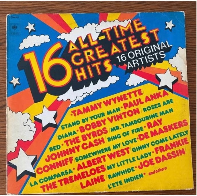 LP 16 All-Time Greatest Hits, Cd's en Dvd's, LP, Pop, Ophalen of Verzenden, Zo goed als nieuw