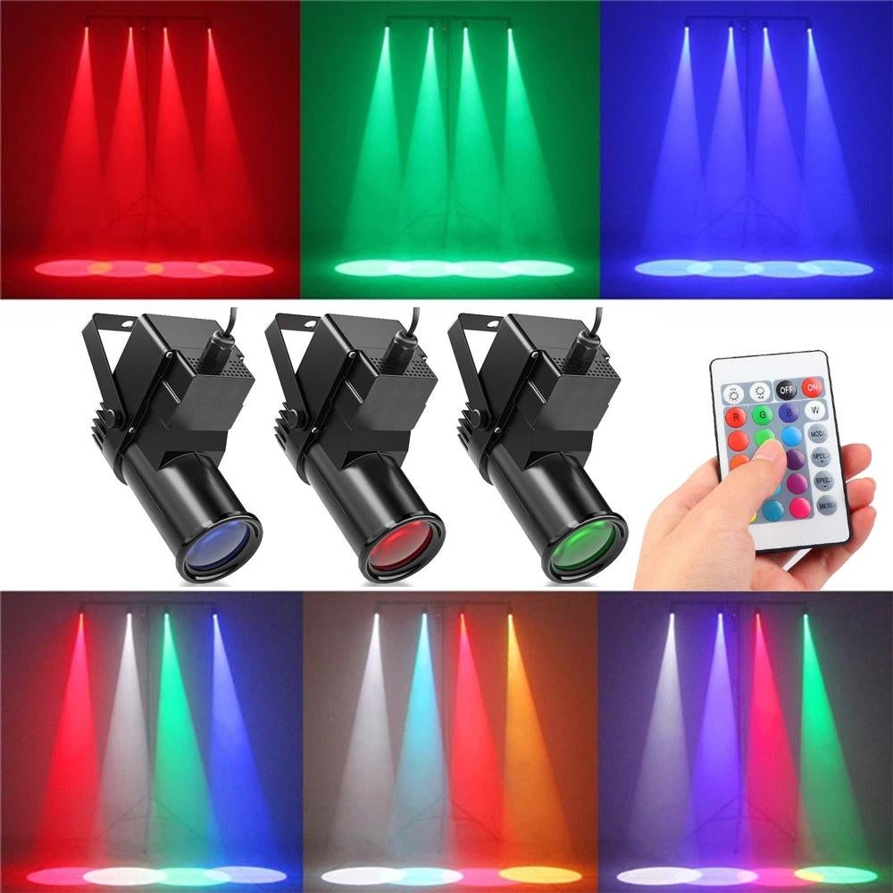 Nieuwe First Class 30 W RGBW Led Pinspot, Muziek en Instrumenten, Licht en Laser, Ophalen of Verzenden, Nieuw, Licht, Geluidgestuurd