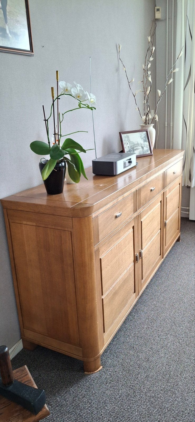 Complete eiken woonkamer set, Ophalen