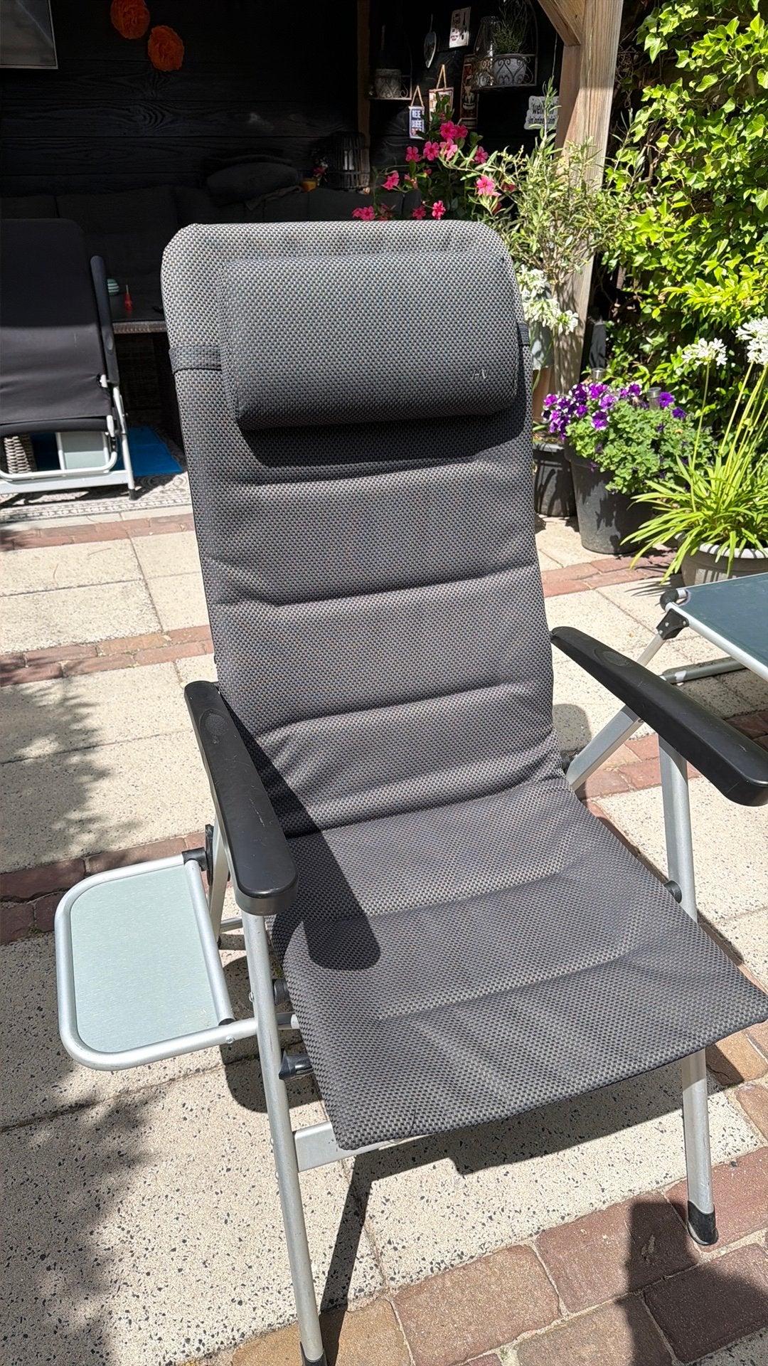 Campingstoelen Human Nature  4x met opklapbare tafeltje, Ophalen, Zo goed als nieuw, Campingstoel