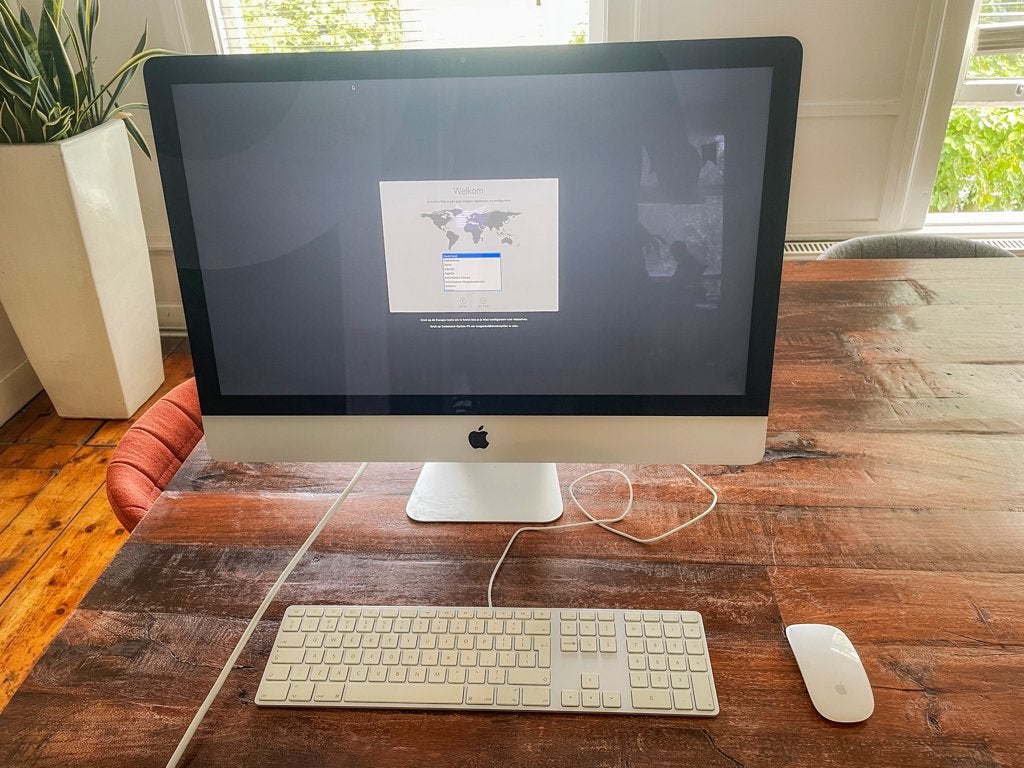 iMac 27 inch (Late 2012) + muis en toetsenbord 500GB SSD, Computers en Software, Apple Desktops, Ophalen, Gebruikt, SSD, IMac