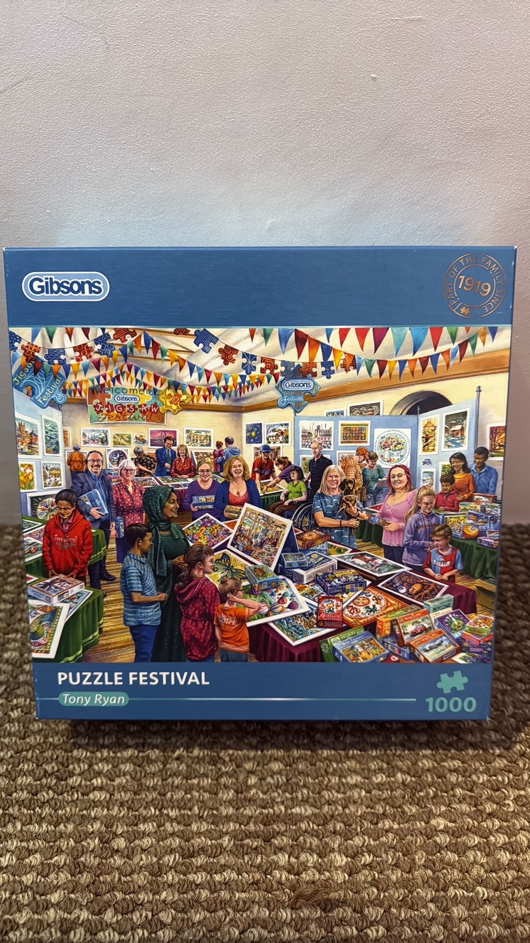 Gibsons puzzel puzzel festival, Puzzel en Educatief, 1 speler, Ophalen of Verzenden, Zo goed als nieuw