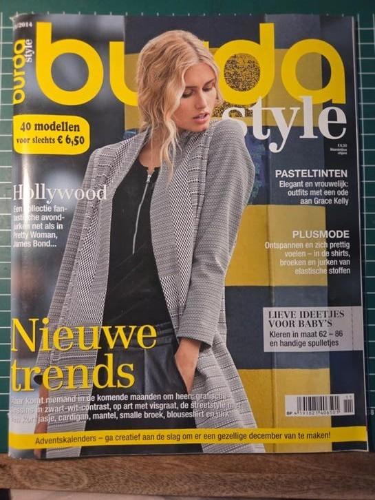 Burda Style 11/2014 - Compleet en Ongebruikt, Hobby en Vrije tijd, Kledingpatronen, Overige typen, Vrouw, Nieuw, Burda