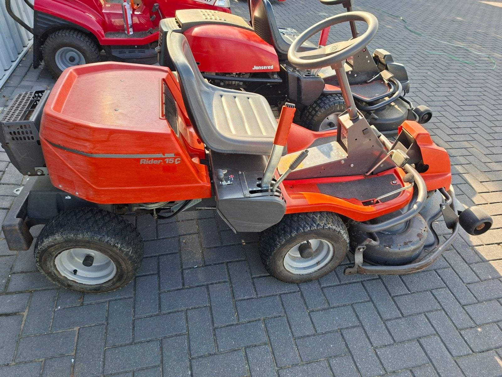 Husqvarna rider 15c frontmaaier (opknapper), Ophalen, Gebruikt, 50 cm of meer