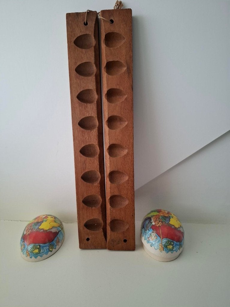 Mooie oude houten  mal voor chocolaadjes, Ophalen of Verzenden