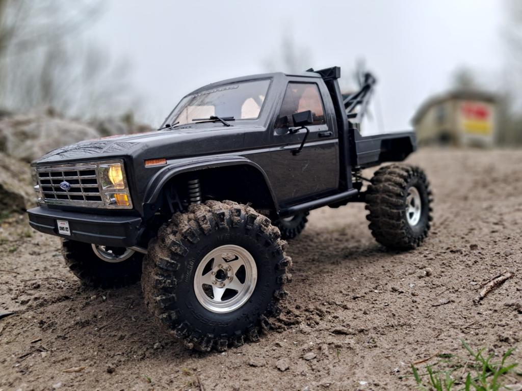2.2 inch aluminium beadlock velgen met Cross RC banden, Ophalen of Verzenden