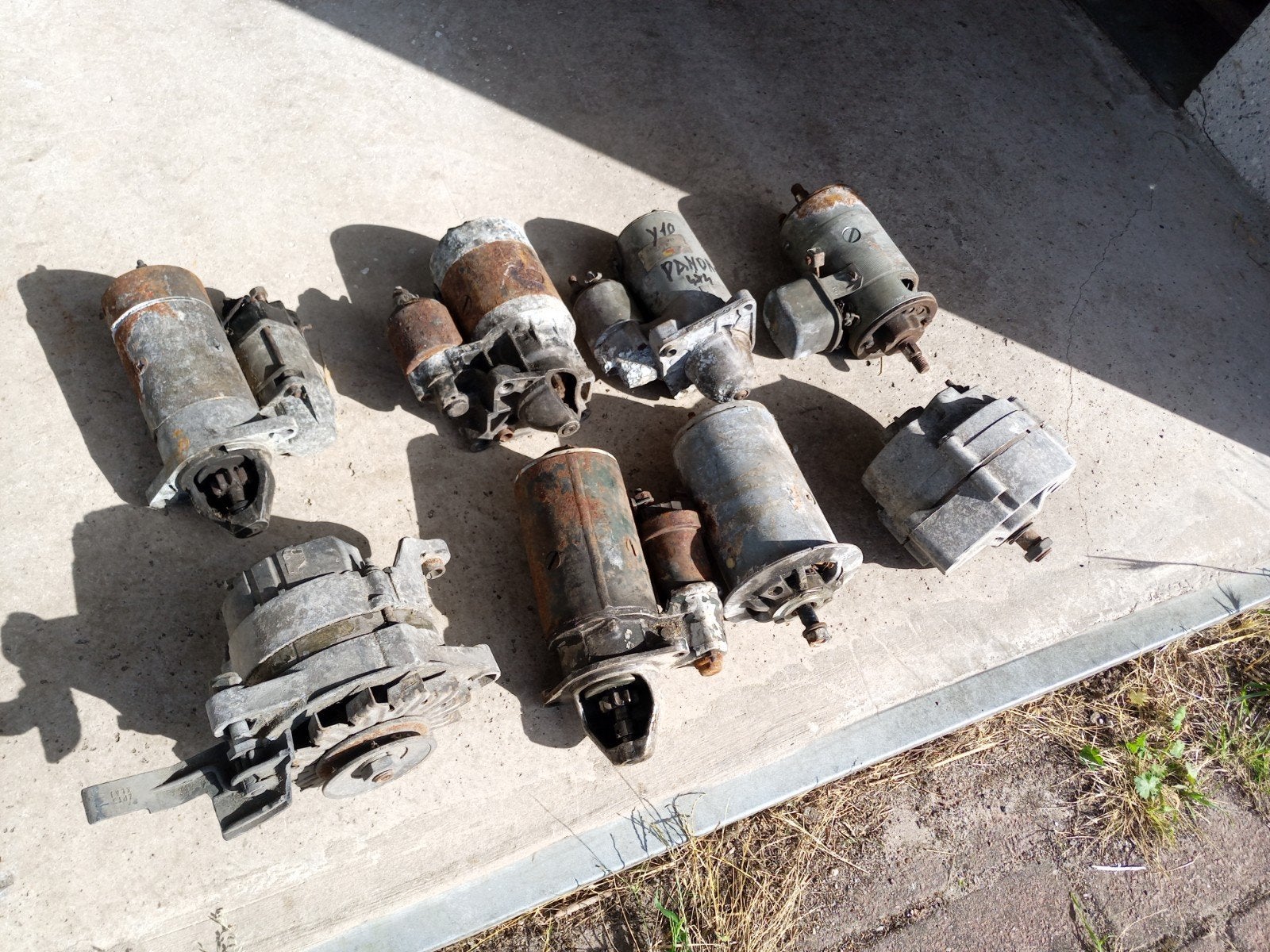 22 a 23 Vintage startmotoren en Dynamo's voor fiat,, Ophalen, Gebruikt, Fiat