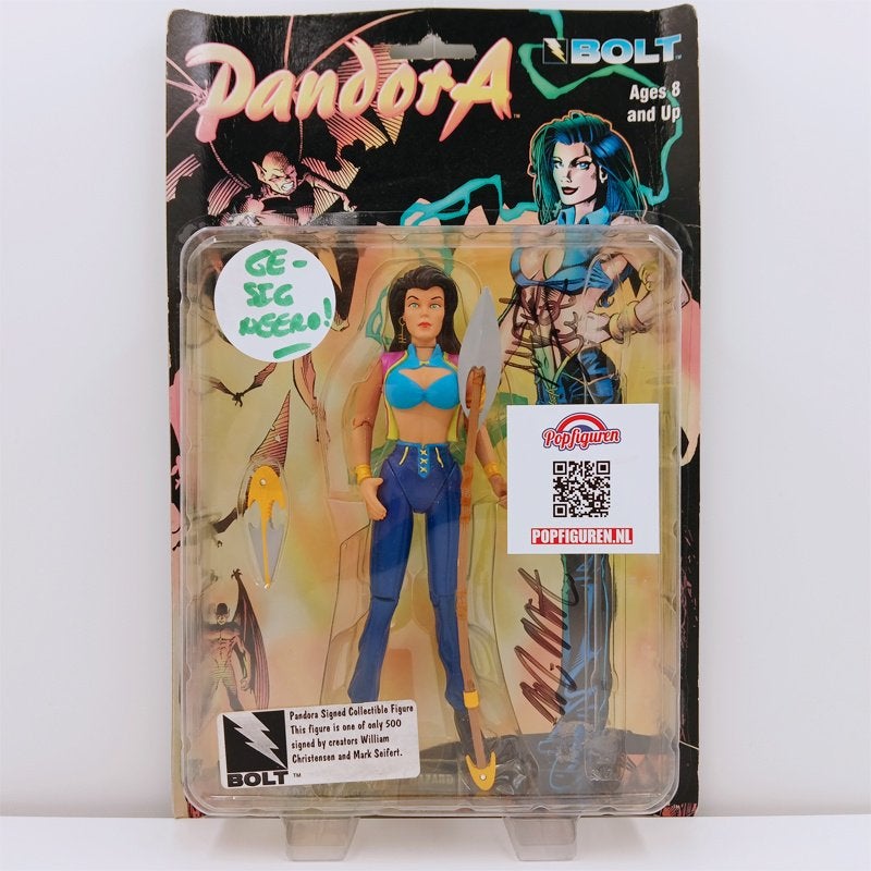 Pandora Bolt Entertainment 1997 actiefiguur gesigneerd, Ophalen of Verzenden, Nieuw