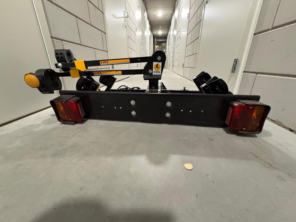 Hawk fietsendrager, Auto diversen, Fietsendragers, Ophalen, 2 fietsen, Gebruikt, Trekhaakdrager