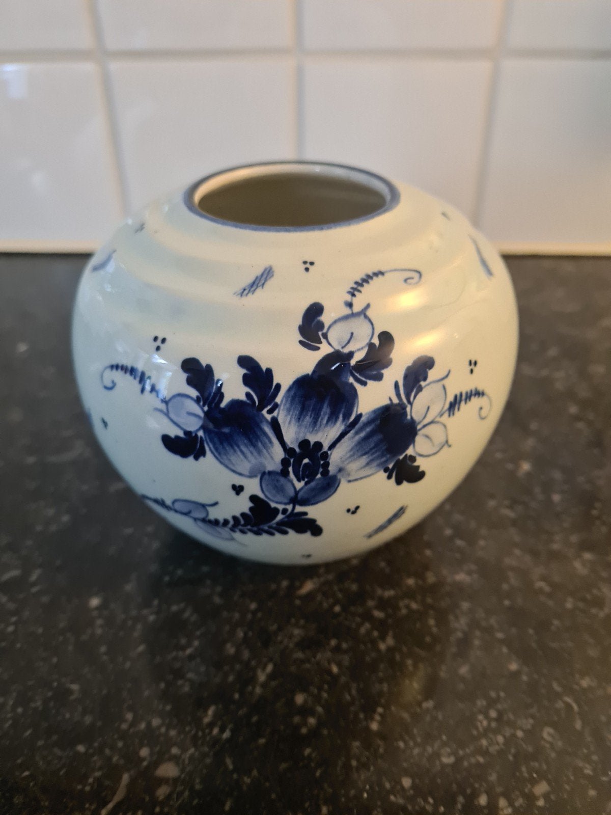 Delfts Blauw Vaasje - Handgeschilderd, Ophalen of Verzenden