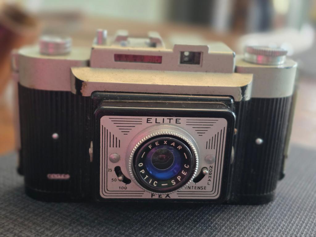 Vintage Fex Elite camera - Optic Fexar lens, Ophalen of Verzenden, Gebruikt, Compact, Overige Merken
