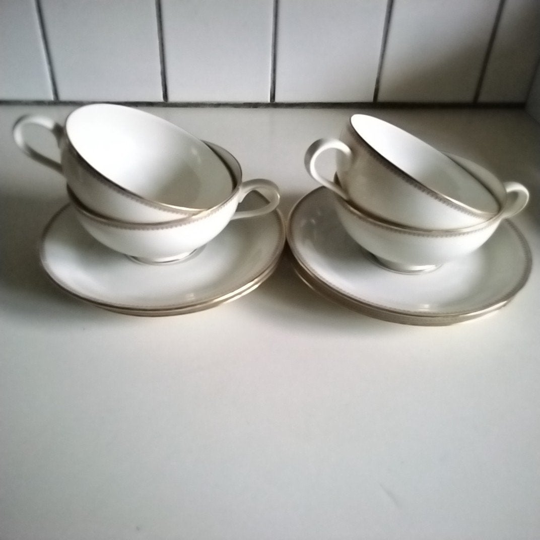 4 mooie eschenbach  thee kop en schotels, Antiek en Kunst, Ophalen of Verzenden