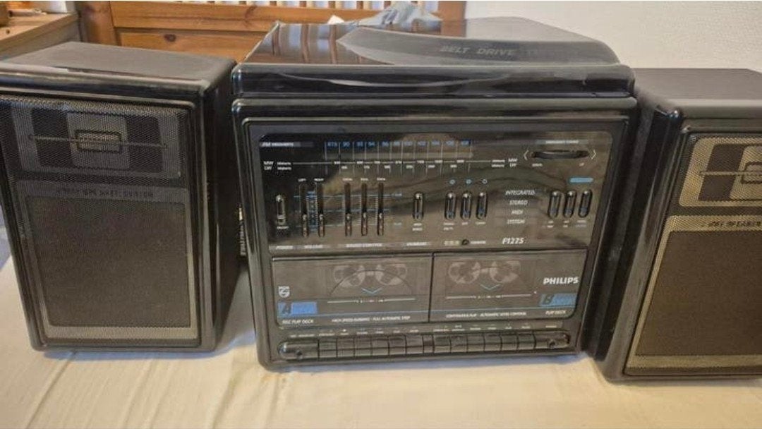Philips F1275 Stereo Set (zie beschrijving), Audio, Tv en Foto, Stereo-sets, Philips, Gebruikt, Microset, Ophalen
