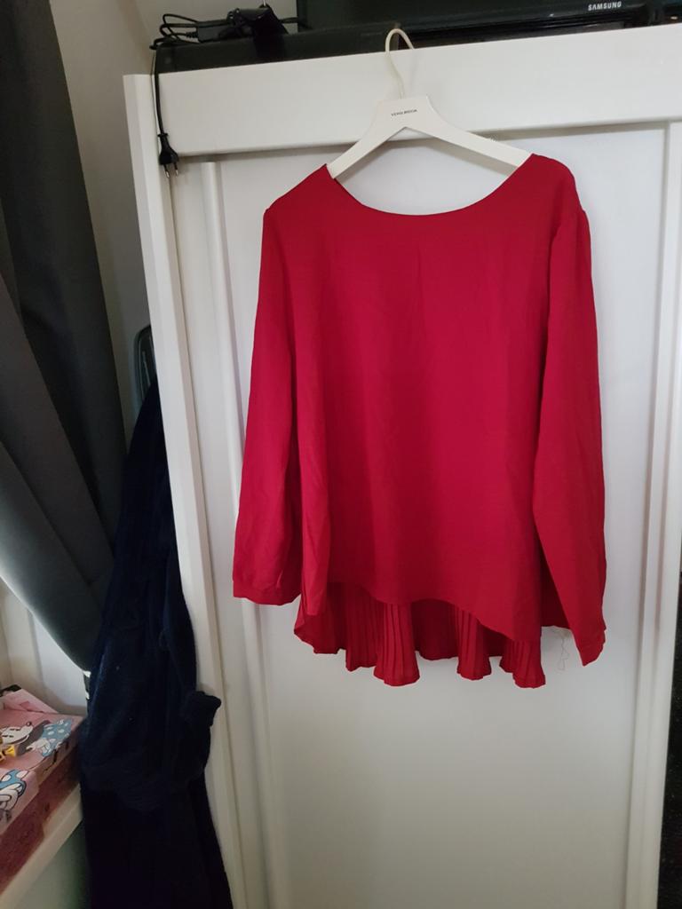 zanzea aparte blouss  mt 54, Verzenden, Nieuw, Blauw