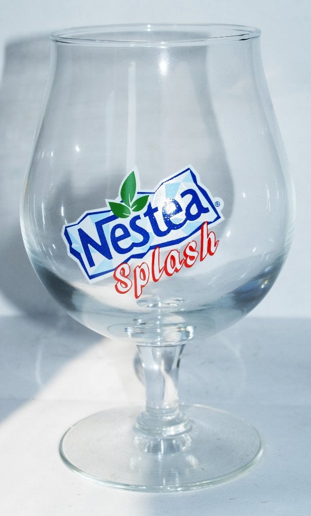 Doos 6 glazen NESTEA SPLASH 50 cl VINTAGE *** NIEUW **, Ophalen of Verzenden, Nieuw, Frisdrankglas