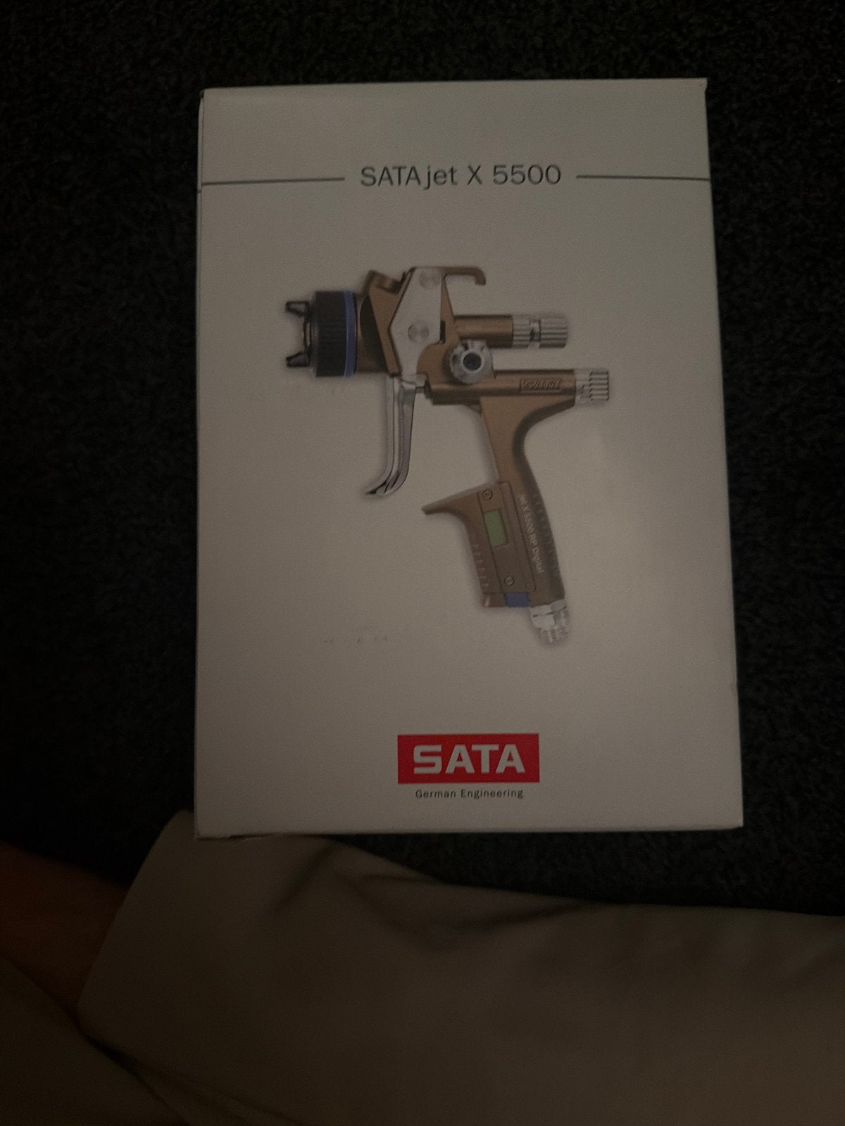 SATAjet X 5500 RP spuitpistool met 1.4 Ips beker, Ophalen, Gebruikt, Verfspuit of Verfpomp