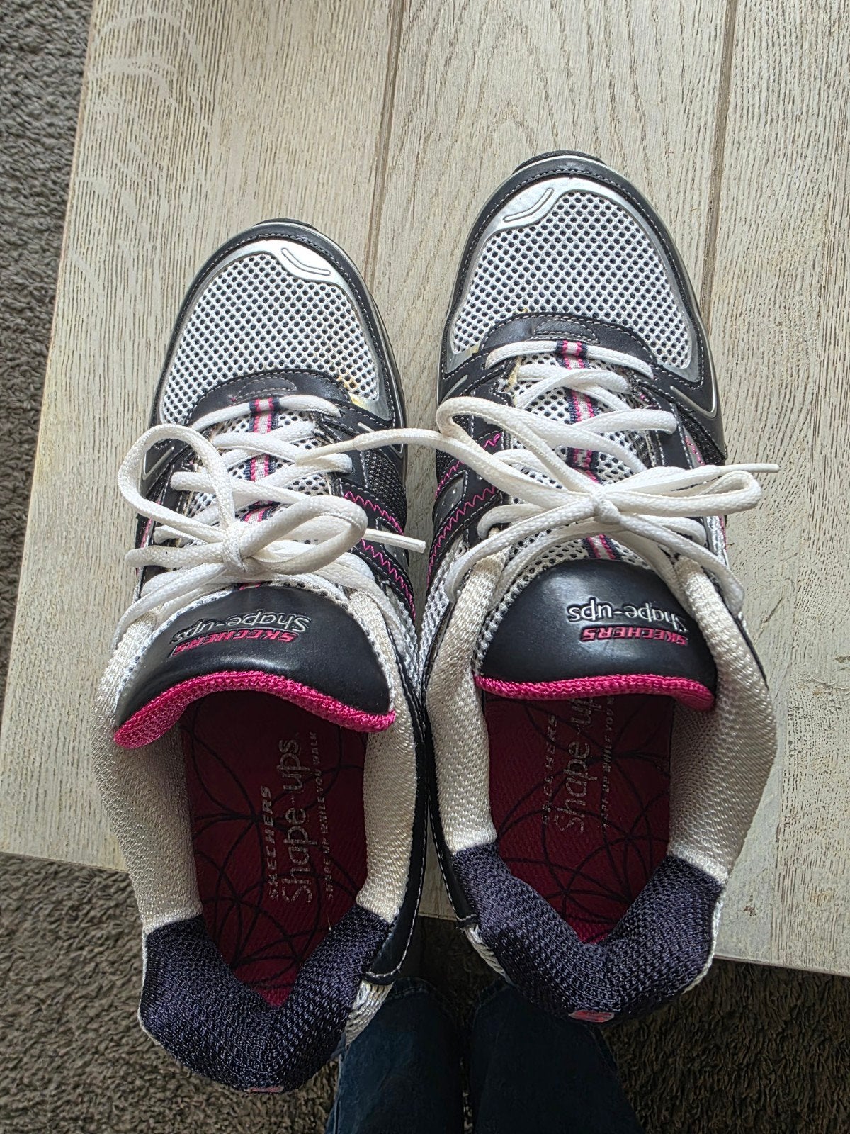 Skechers Shape-ups sneakers - Maat 41, Ophalen of Verzenden, Gedragen, Zwart, Sneakers of Gympen