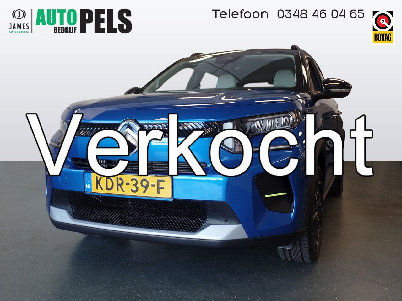 Citroën C3 1.2 Turbo 100pk Plus, Xenon, Navigatie, Achterui, Voorwielaandrijving, 1199 cc, Blauw, Leder en Stof