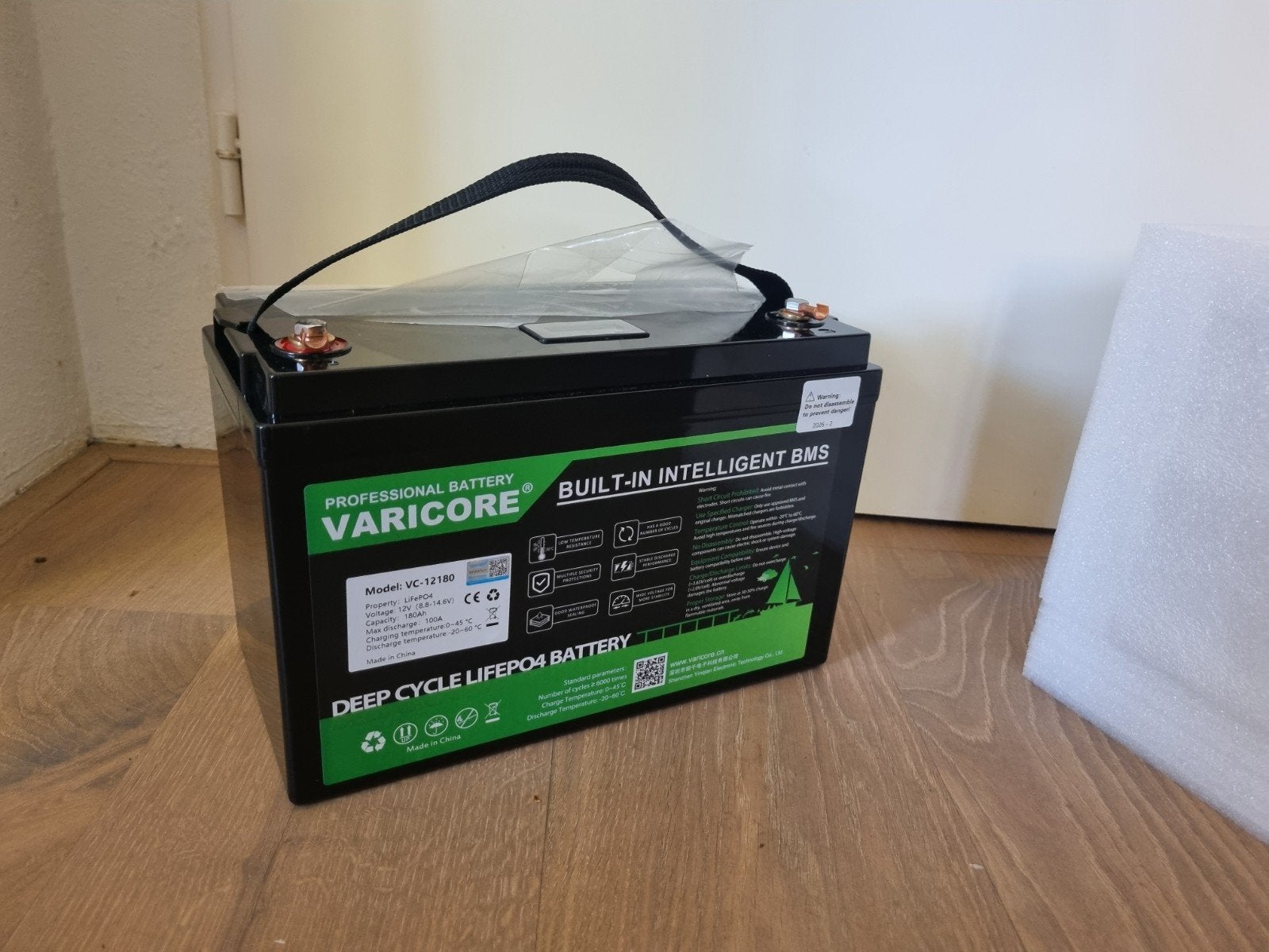 NIEUW! 180/ 200 ah 12 volt lithium accu! en 200 ah met usb c, Ophalen of Verzenden, Nieuw