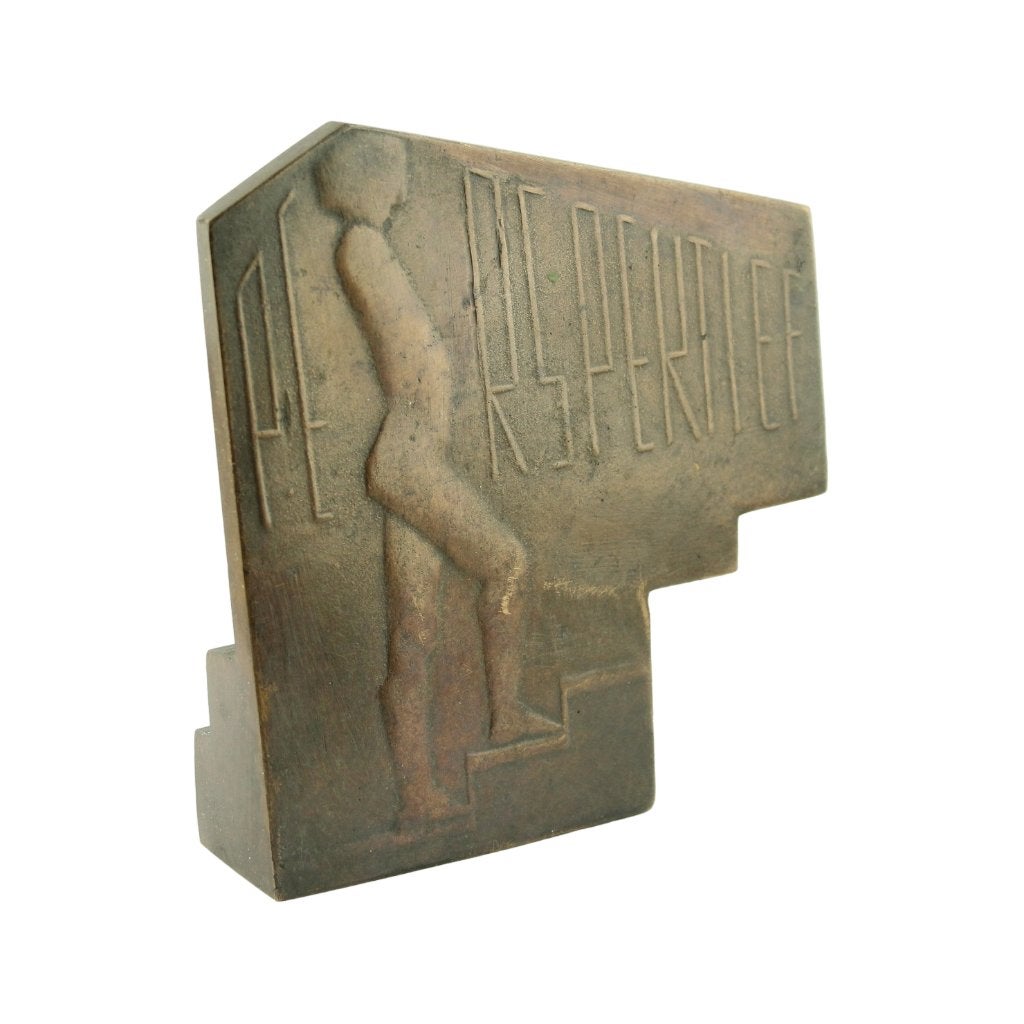 BEELD Eefke Cornelissen PERSPEKTIEFPRIJS PODIUMKUNSTEN, Antiek en Kunst, Verzenden, Brons, Beeld