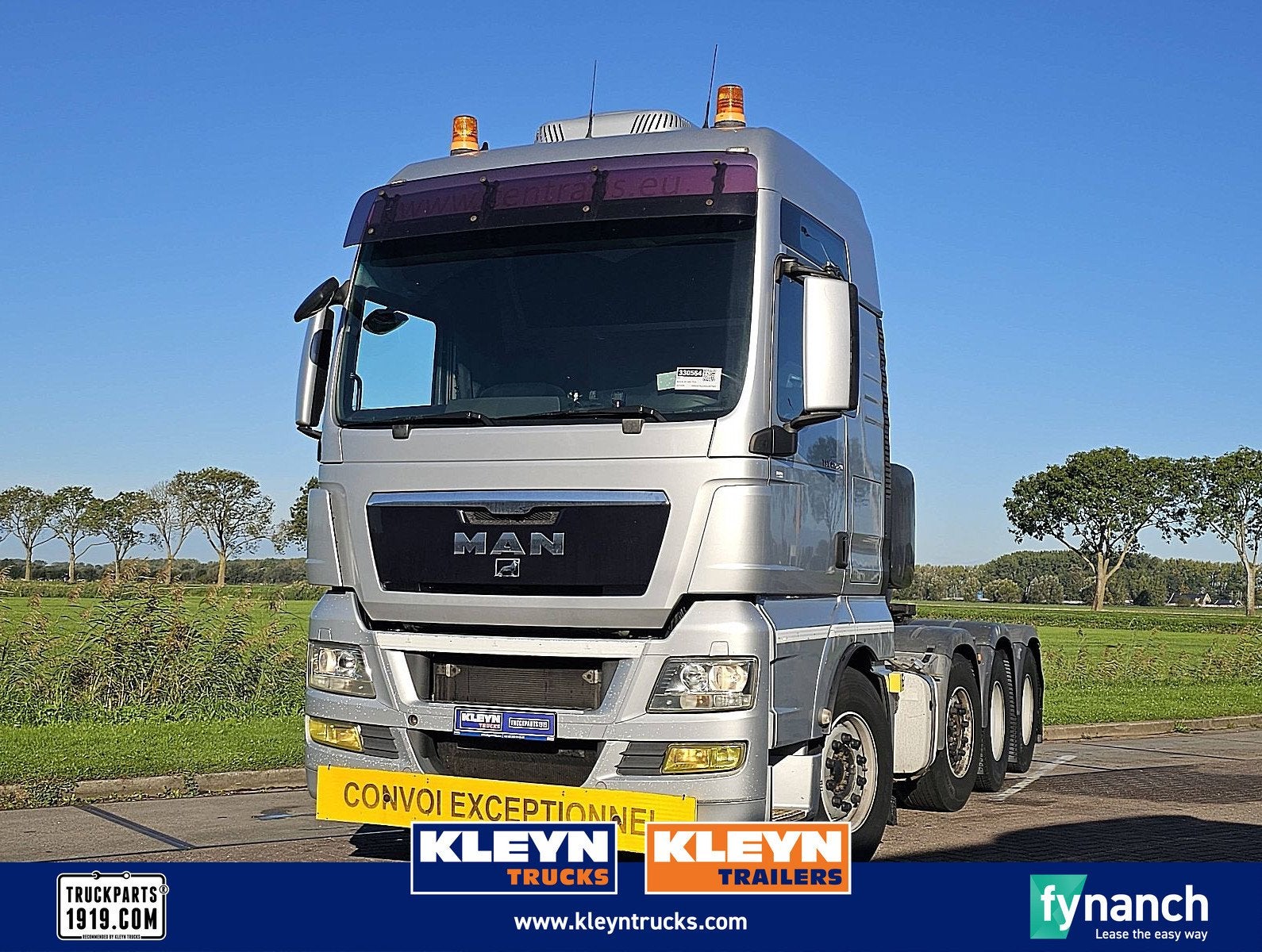 M.A.N. 41.540 TGX 160t gvw, MAN, Bedrijf, 540 pk, Zilver of Grijs