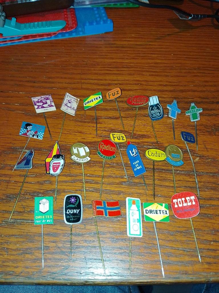 Zeep merk pins, Verzenden, Gebruikt, Merk, Speldje of Pin