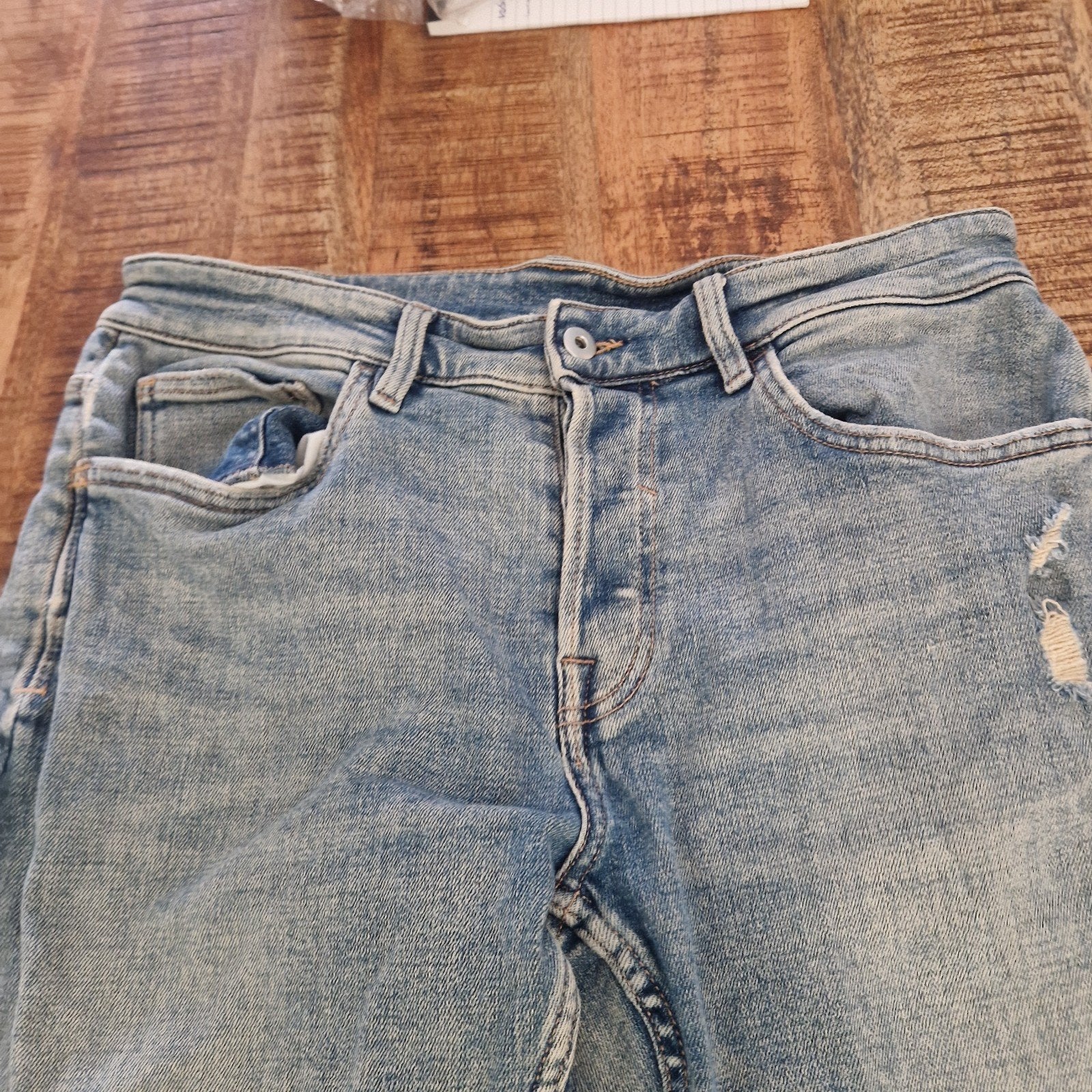 TE KOOP MOOIE HEREN JEANS ZARA MAAT 42, Ophalen of Verzenden, Zo goed als nieuw, Blauw, W32 (confectie 46) of kleiner