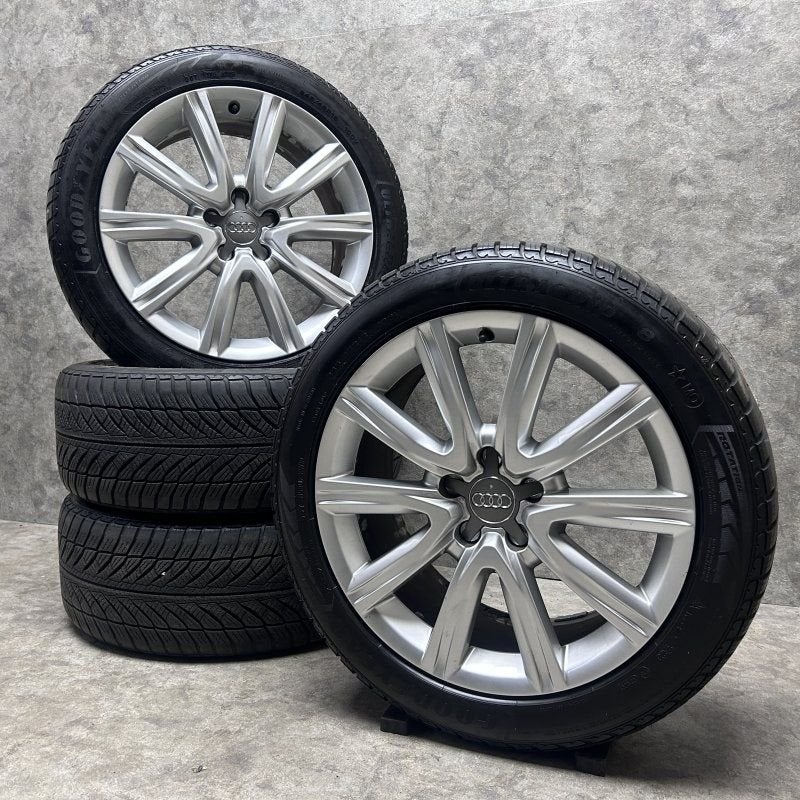 18 inch originele velgen + winterbanden Audi A6 4G0601025BF, 18 inch, -, -, Banden en Velgen