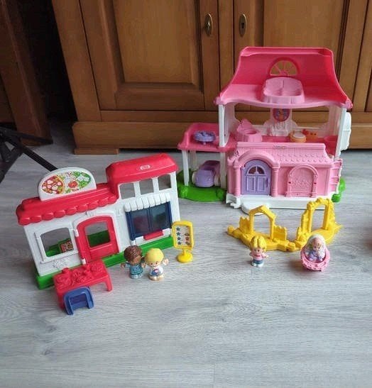 Little people speelgoed, Kinderen en Baby's, Speelgoed | Fisher-Price, Ophalen, Zo goed als nieuw, Speelset, Met licht