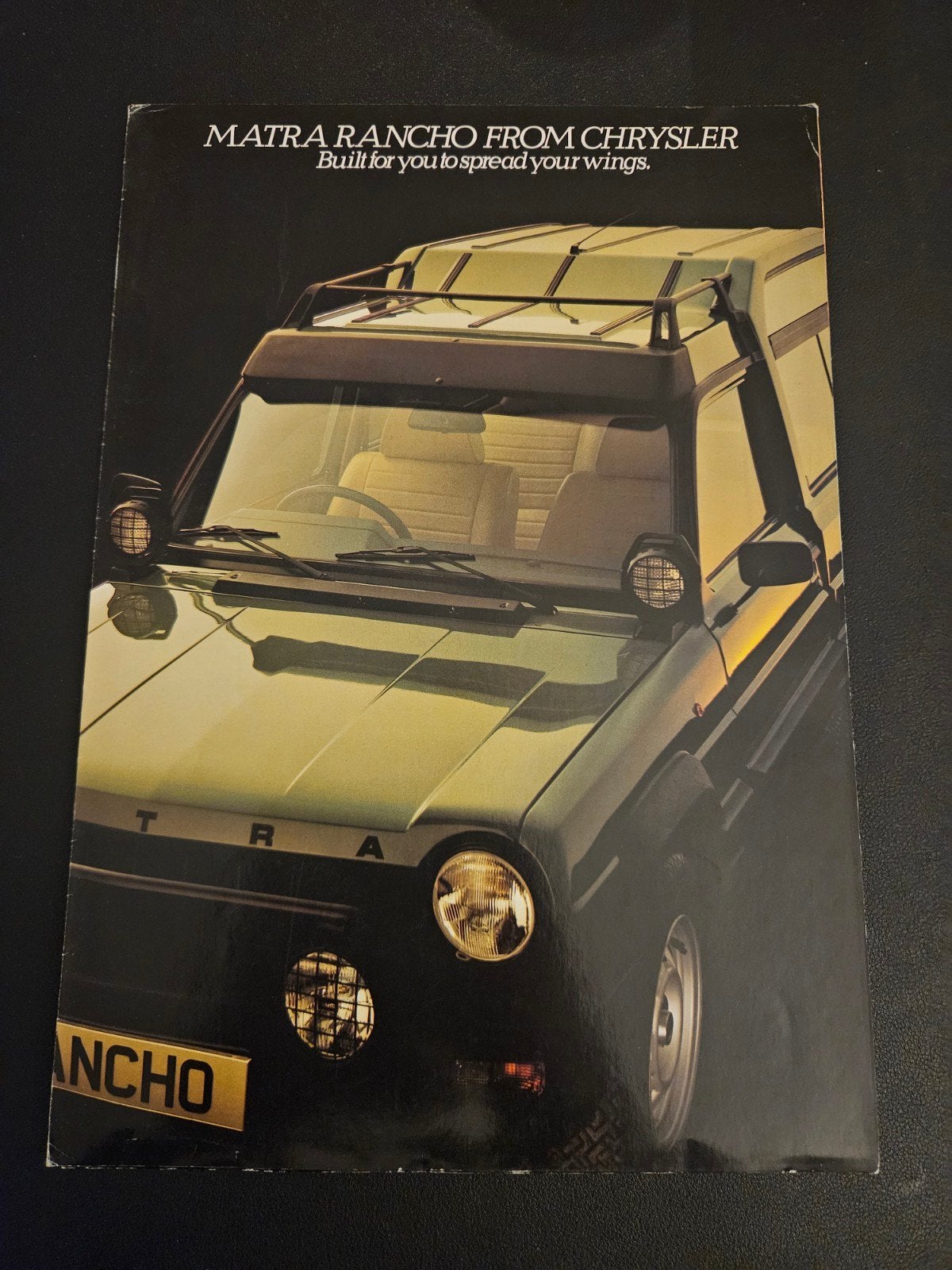 Brochure Talbot Matra Rancho UK, Ophalen of Verzenden, Zo goed als nieuw, Overige merken