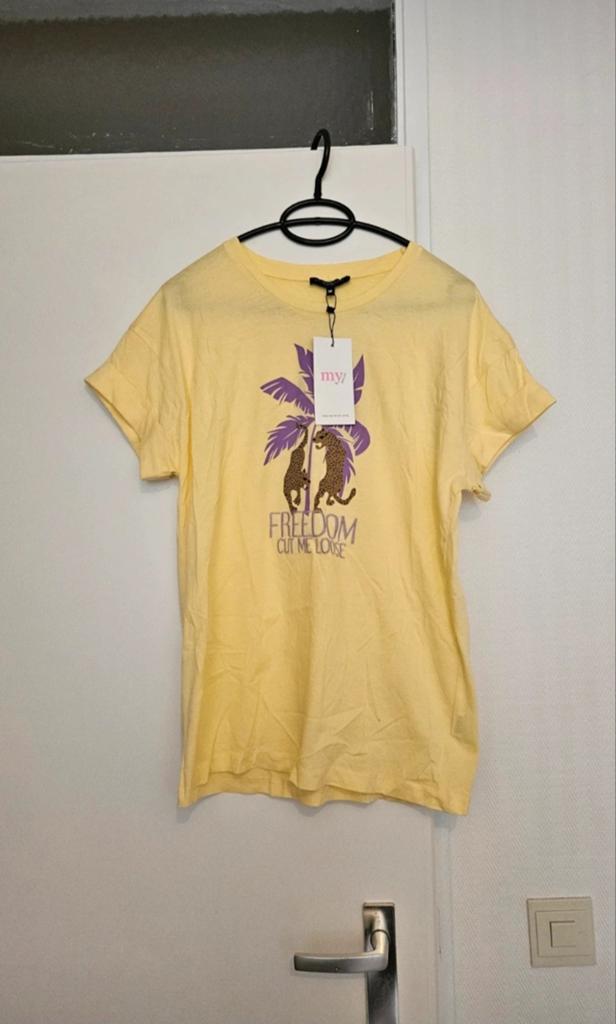 Nieuw my jewellery shirt, Maat 38/40 (M), My Jewellery, Geel, Nieuw