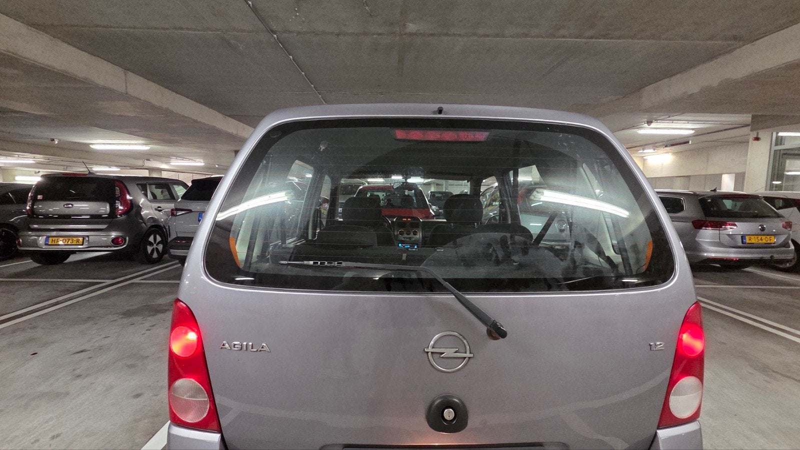 Opel Agila 2004 grijs benzine 1.2, Auto's, Particulier, Te koop