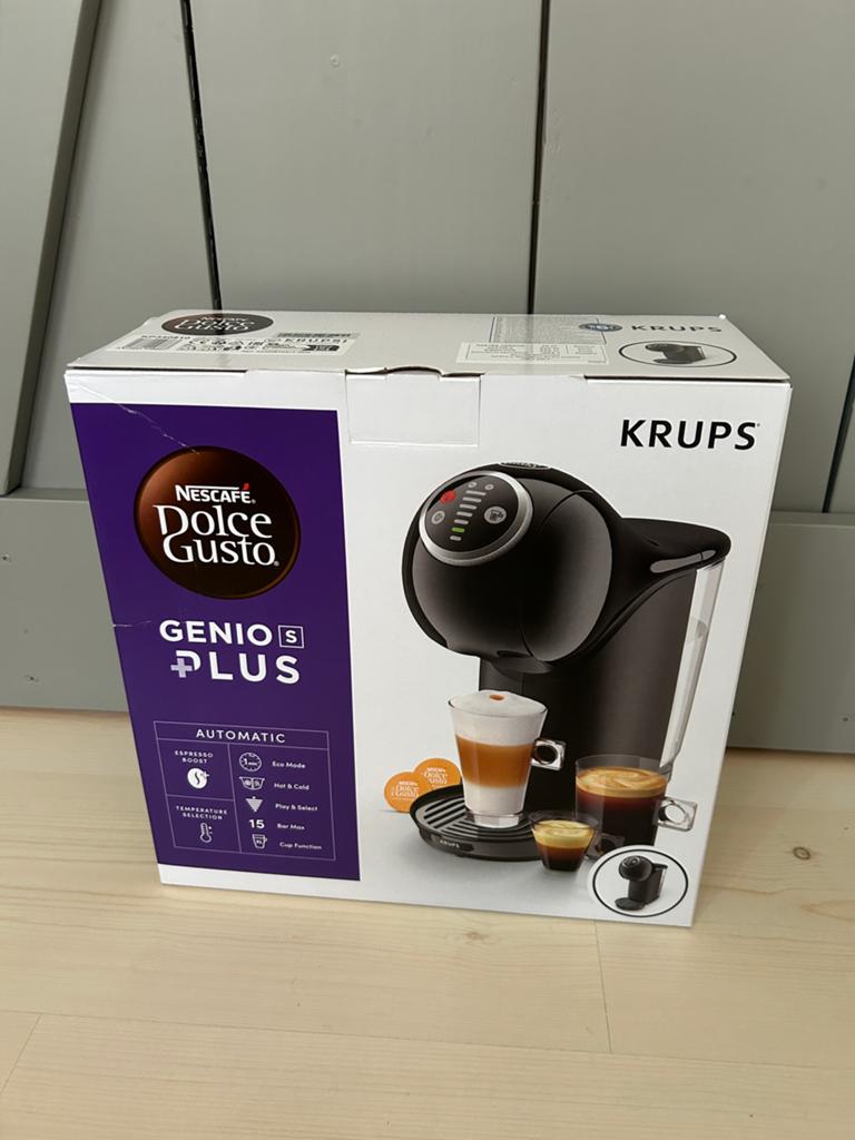 Krups Dolce Gusto Genio S plus, Ophalen, 1 kopje, Koffiepads en cups, Afneembaar waterreservoir