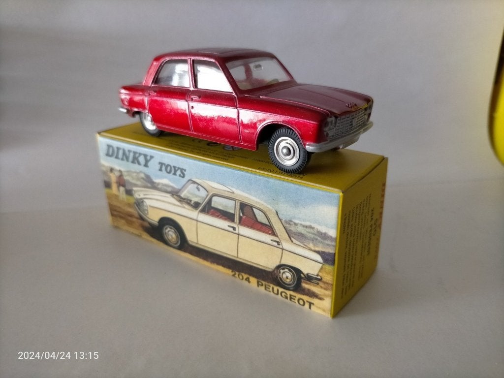 Dinky toys peugeot 204, Ophalen of Verzenden, Nieuw, Auto, Overige merken