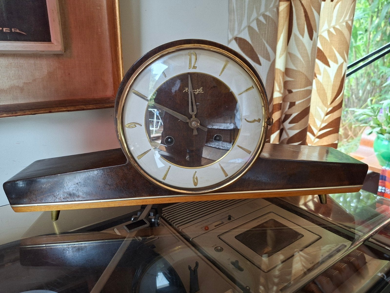 Vintage pendule klok opknappper/decoratie Kienzle, Ophalen of Verzenden