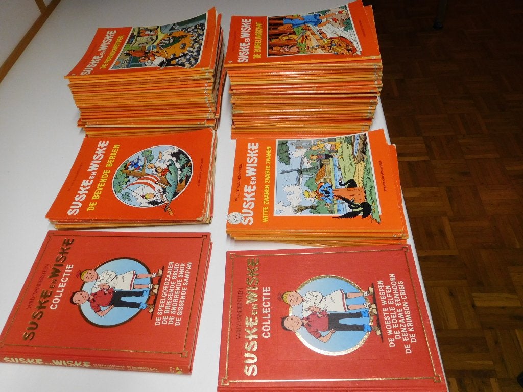 Suske en Wiske 76 stuks., Meerdere stripboeken, Ophalen of Verzenden, Gelezen, Willy Vandersteen