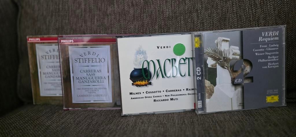 Drie werken van Verdi, Ophalen of Verzenden, Romantiek, Zo goed als nieuw, Opera of Operette