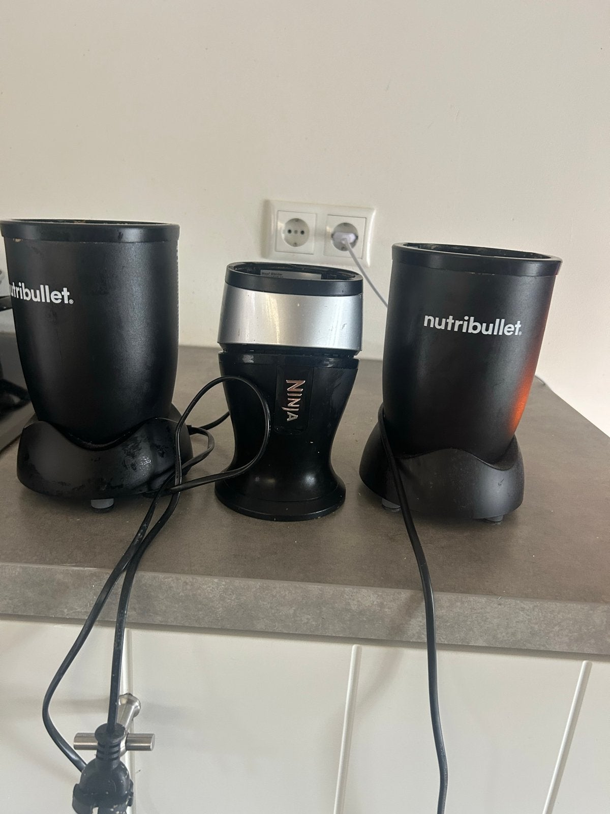 Nutribullet en Ninja Blenders - Set van 3, Ophalen, Gebruikt, Blender