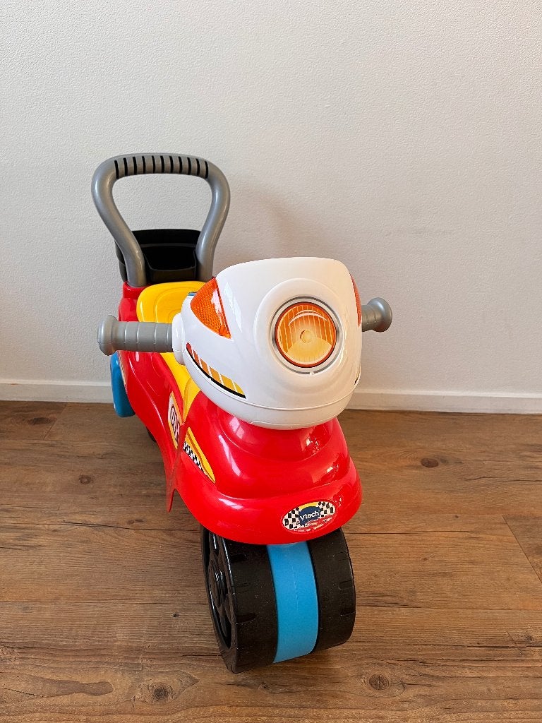 Vtech step & roll loopwagen moto, Kinderen en Baby's, Speelgoed | Vtech, Gebruikt, 6 maanden tot 2 jaar, Ophalen