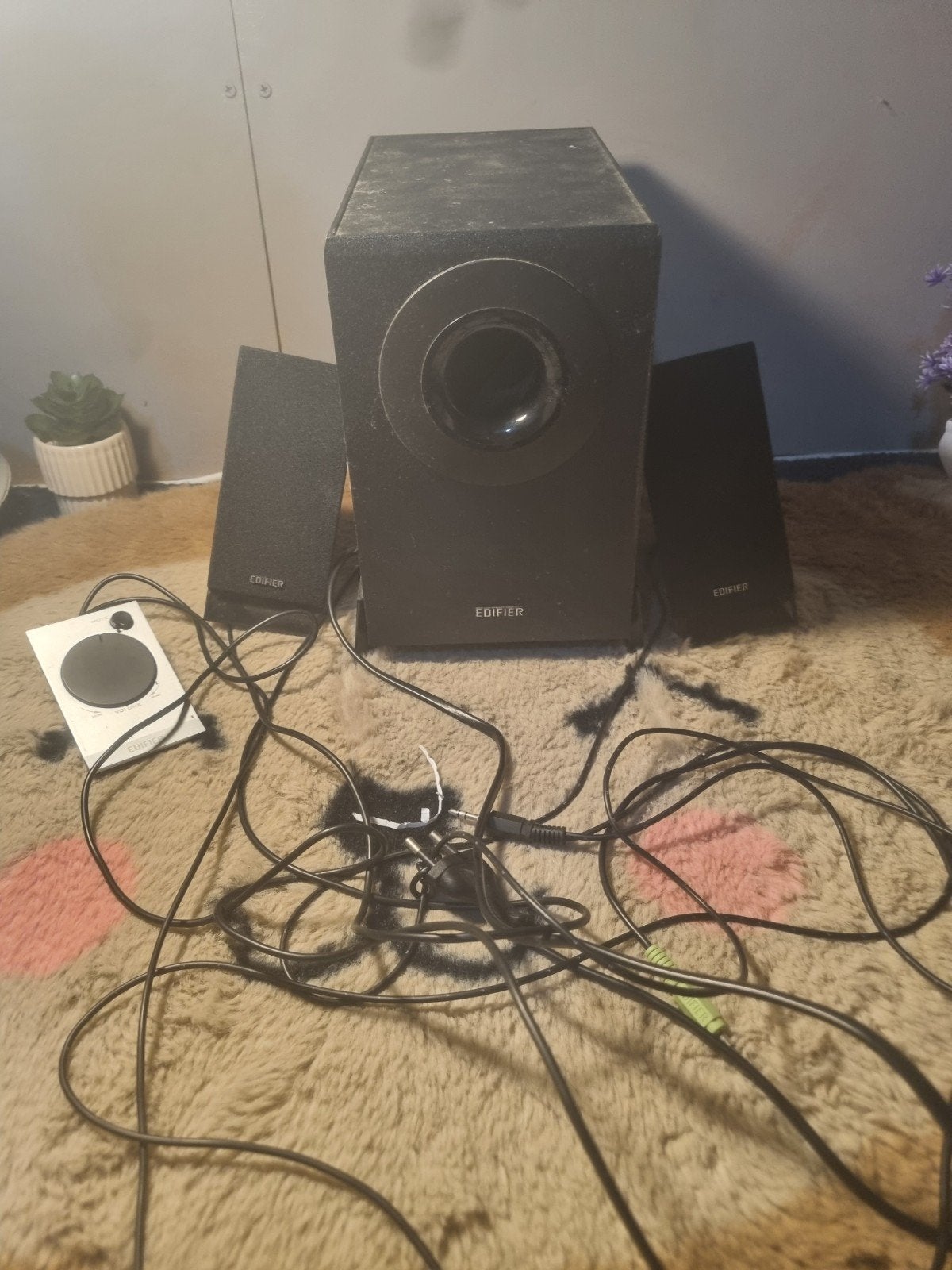 Edifier 2.1 Speakerset met Subwoofer en Afstandsbediening, Audio, Tv en Foto, Luidsprekers, Overige merken, Gebruikt, AUX-ingang