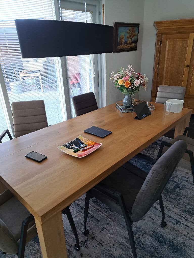 Moderne zwarte hanglamp met gouden binnenkant, Ophalen, E27 (groot), Textiel, Modern, Ovaal, Industrieel
