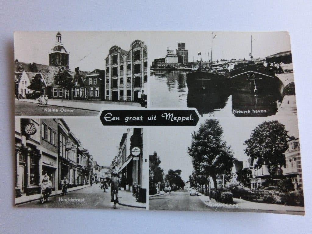 Meppel Groeten uit, Verzenden, Gelopen, Drenthe