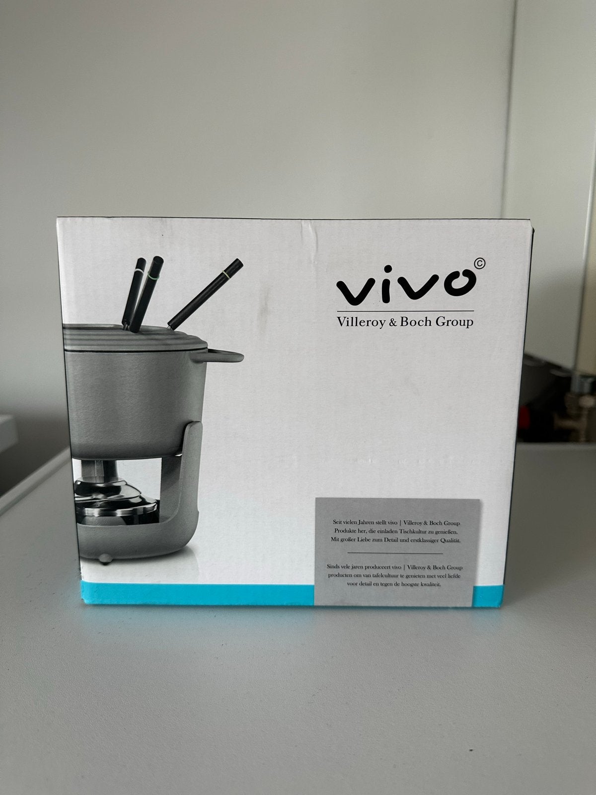 Vivo Villeroy & Boch Group Fondue Set 18 cm Gietijzer, Huis en Inrichting, Ophalen, Overige typen, Nieuw, Metaal