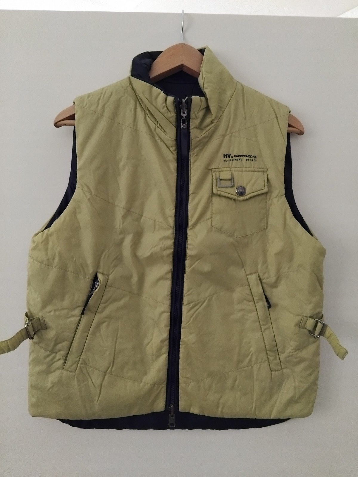 Happy Valley omkeerbaar bodywarmer, lime/donkerblauw - Maat, Maat 38/40 (M), Blauw, Ophalen of Verzenden, Gedragen