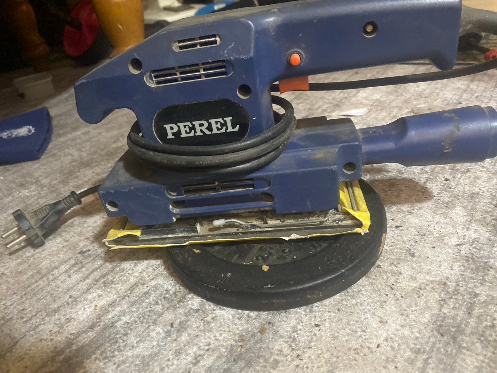 Perel Vlakschuurmachine - Goed werkend voor al uw projecten, Doe-het-zelf en Verbouw, Gereedschap | Schuurmachines, Ophalen, Gebruikt
