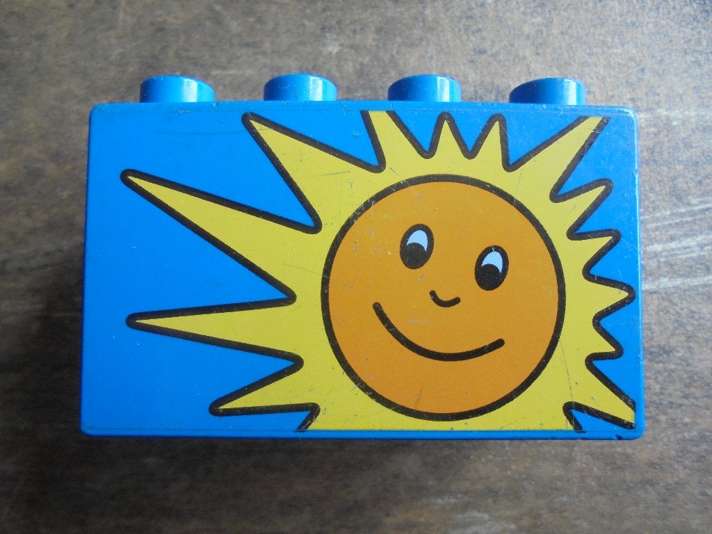 Lego Duplo Brick 2x4x2 (zie foto's) 3, Kinderen en Baby's, Speelgoed | Duplo en Lego, Ophalen of Verzenden, Gebruikt, Losse stenen