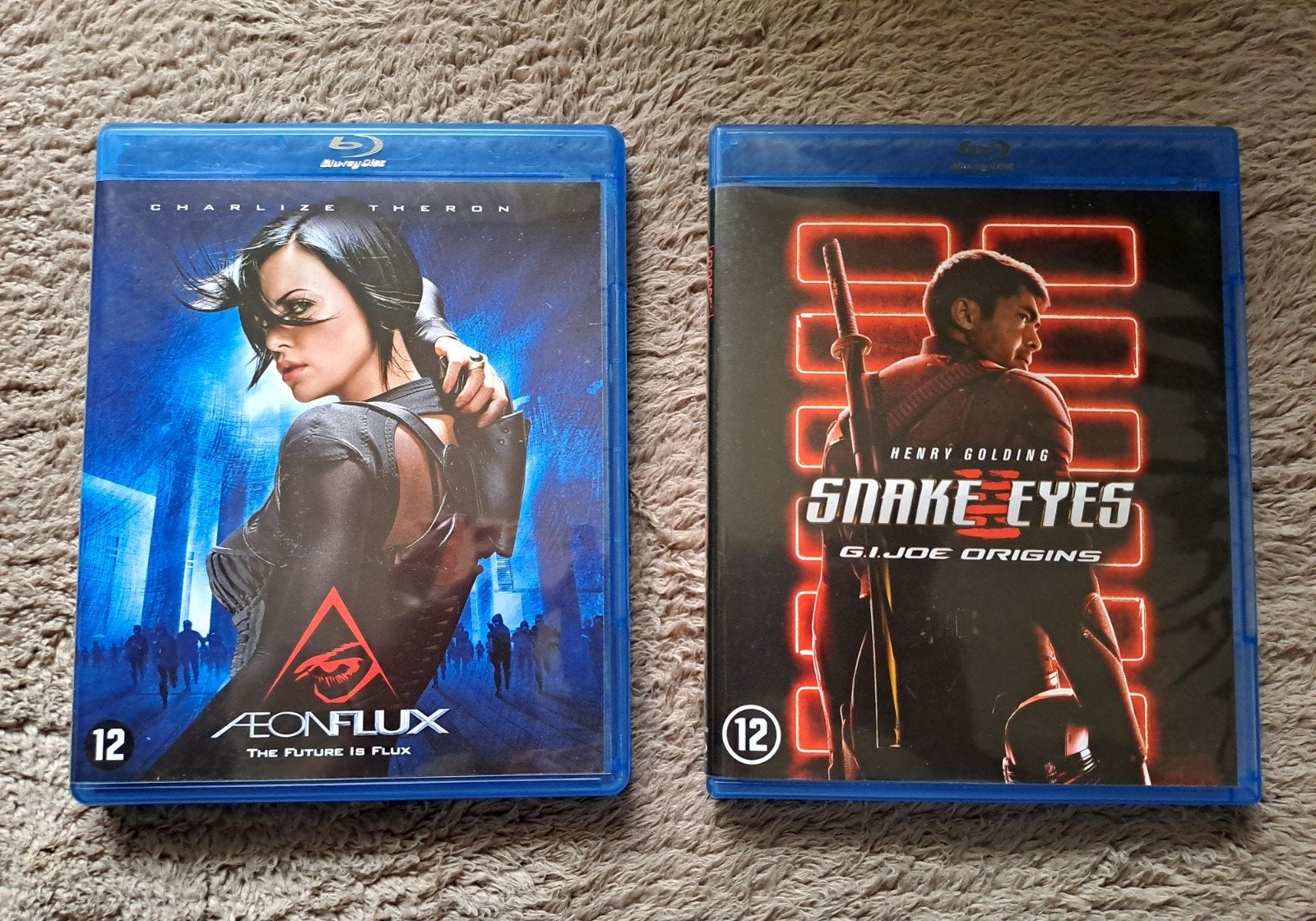 Actie Blu-rays: Aeon Flux & Snake Eyes G.I. Joe Origins, Ophalen of Verzenden, Zo goed als nieuw, Actie