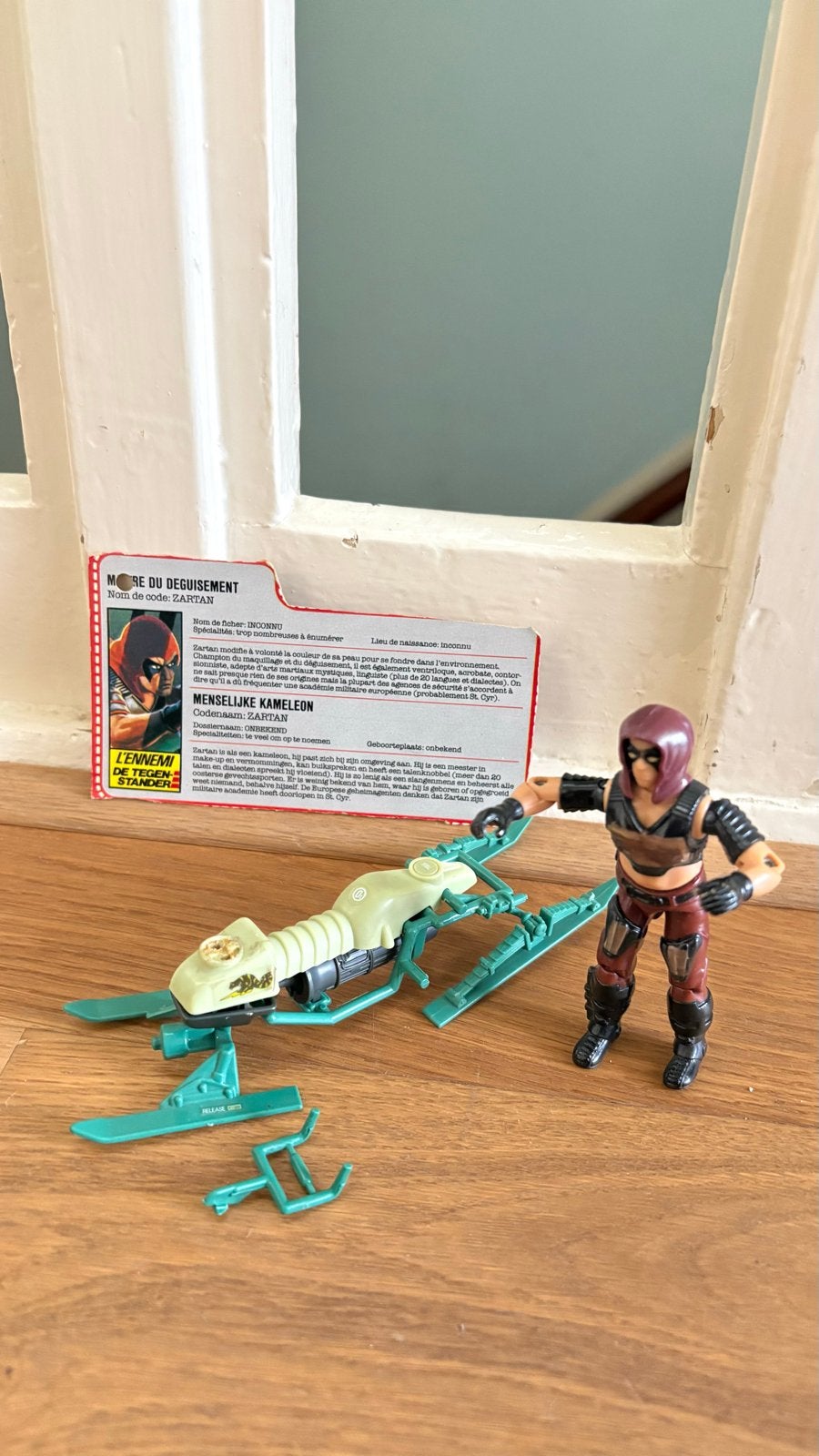 Hasbro G.I. Joe Zartan met Chameleon voertuig, Ophalen of Verzenden, Gebruikt