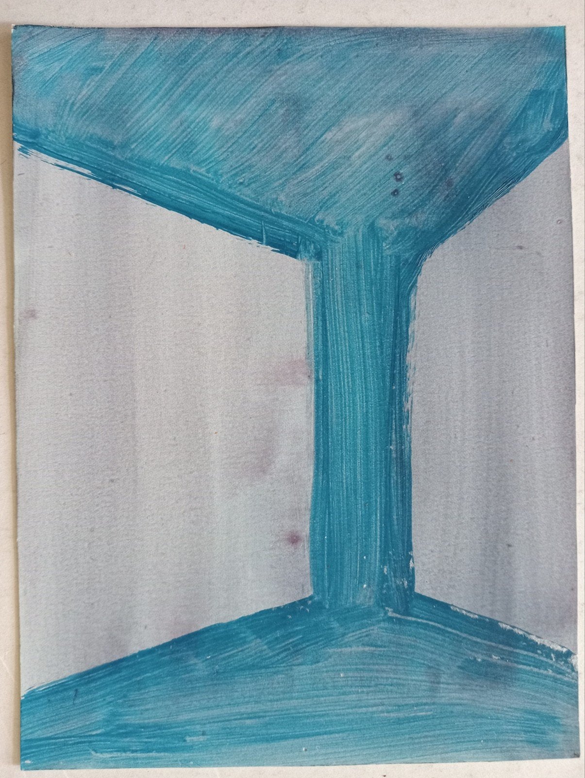 Abstracte compositie stijl Rene Daniels, Antiek en Kunst, Ophalen of Verzenden
